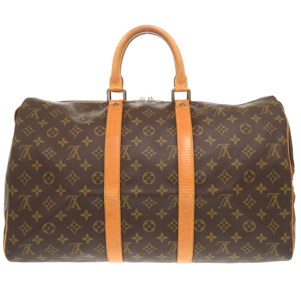 LOUIS VUITTON Boston Duffel bag M41428 Monogram canvas Brown Monogram Keepall 45