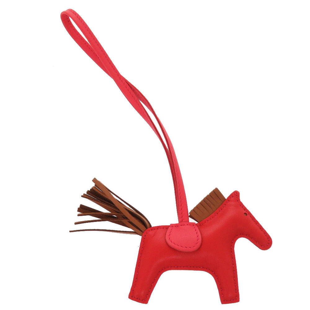 HERMES key ring Anjou Miro, Anjou Miro Rouge coo Rodeo PM