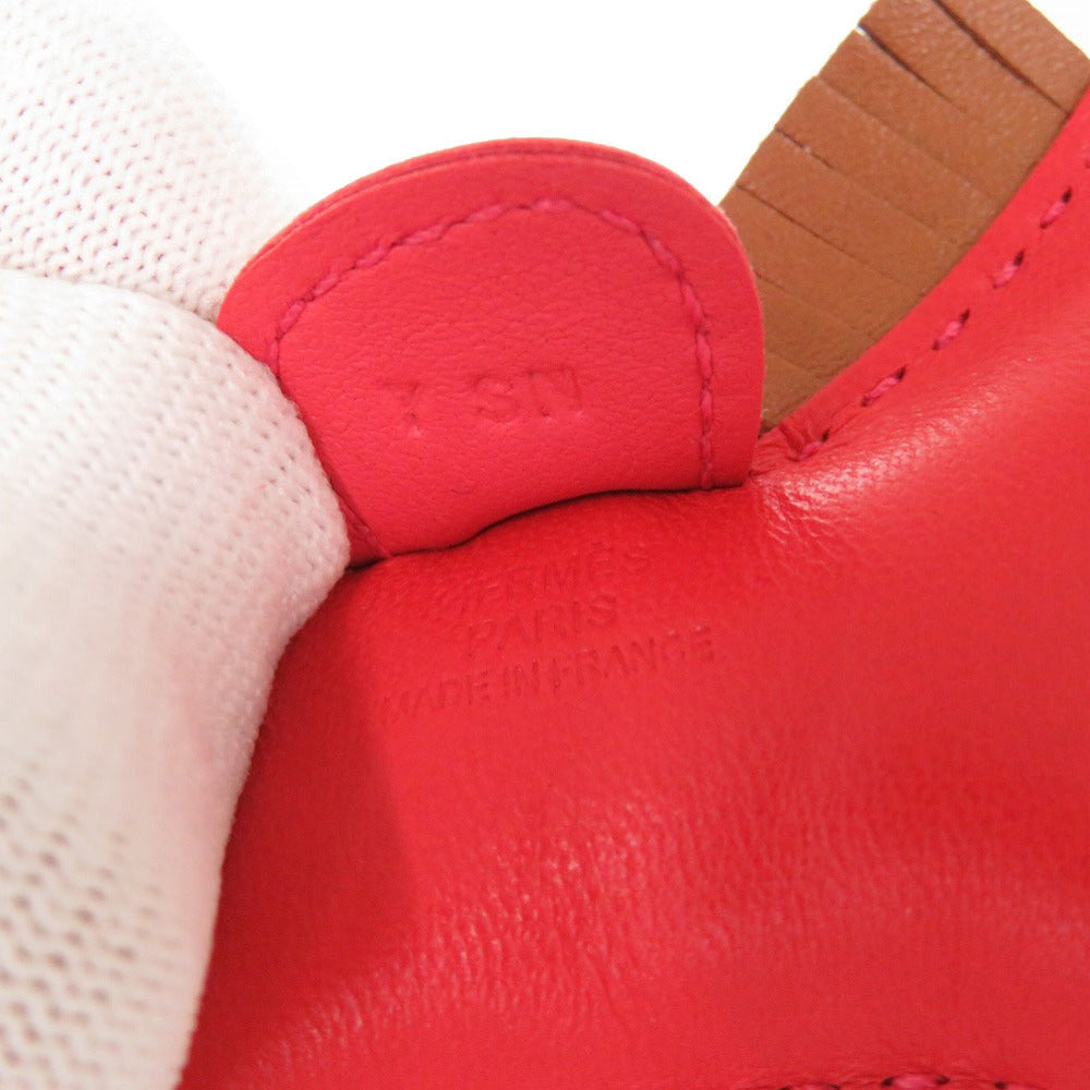 HERMES key ring Anjou Miro, Anjou Miro Rouge coo Rodeo PM
