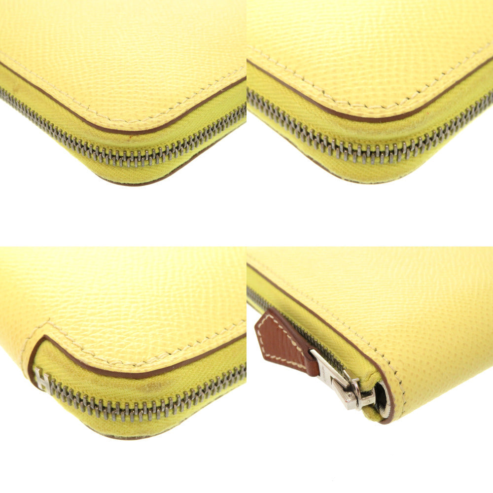 HERMES Coin case Epsom, Silk Jonupussan Zip Around Azap compact silk in Women Used