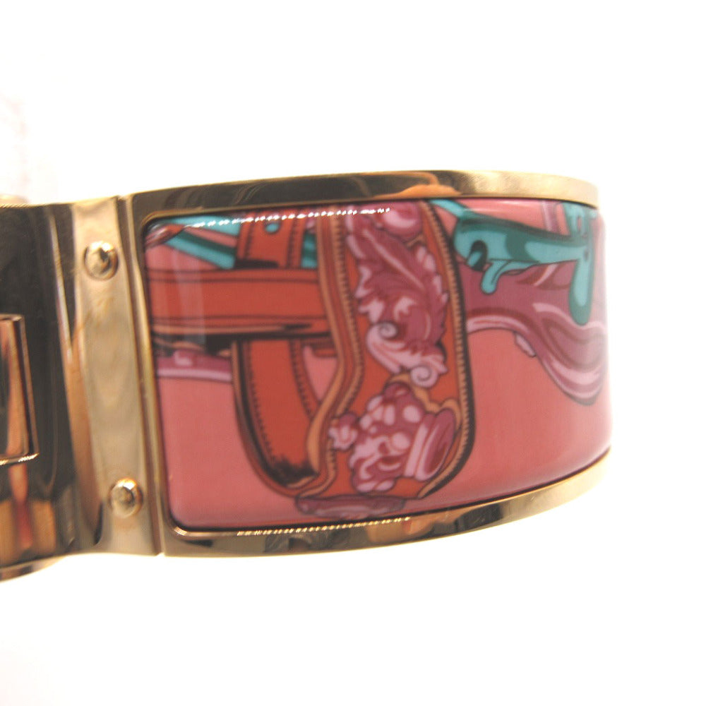 HERMES Bangle metal Rose gold Charniere GM