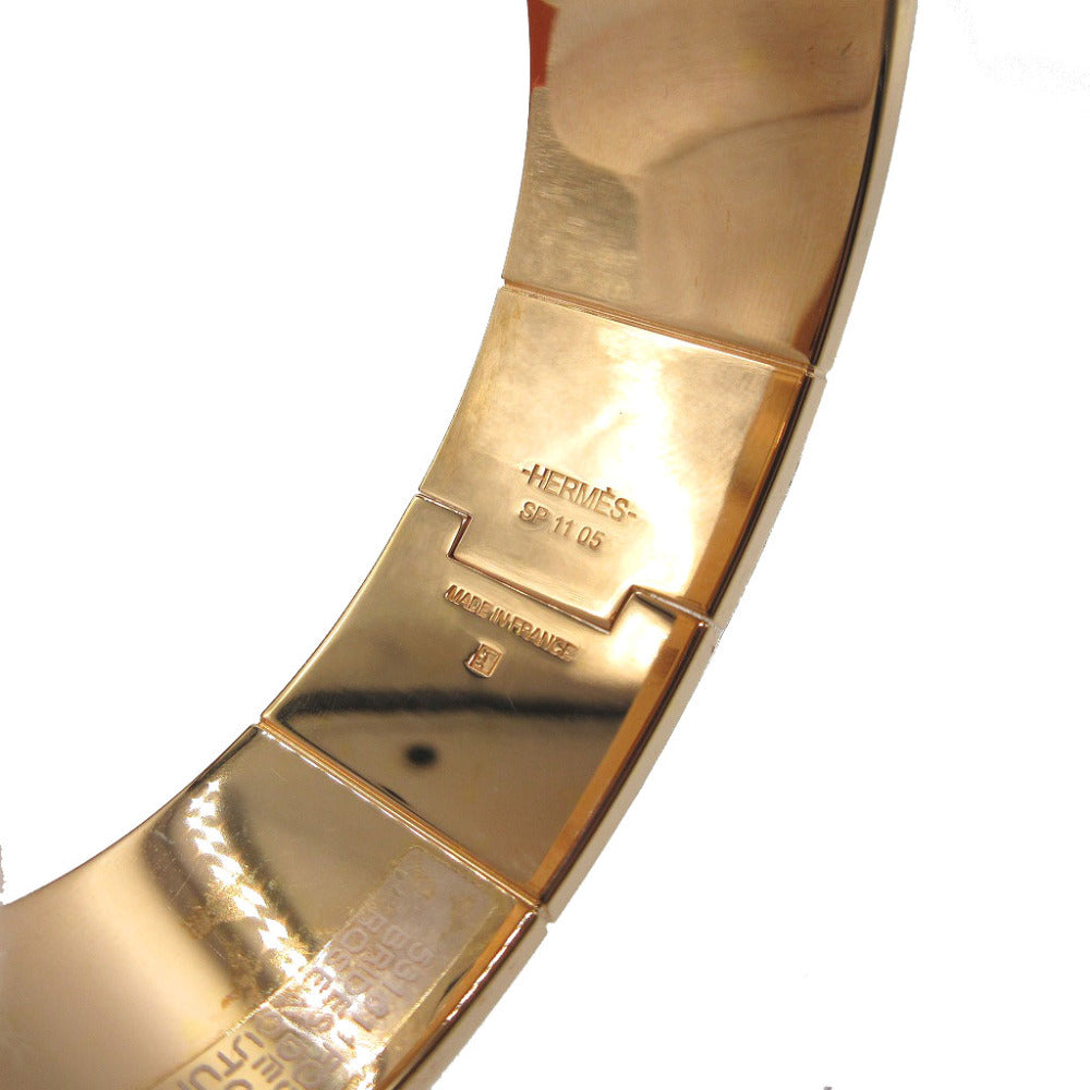 HERMES Bangle metal Rose gold Charniere GM