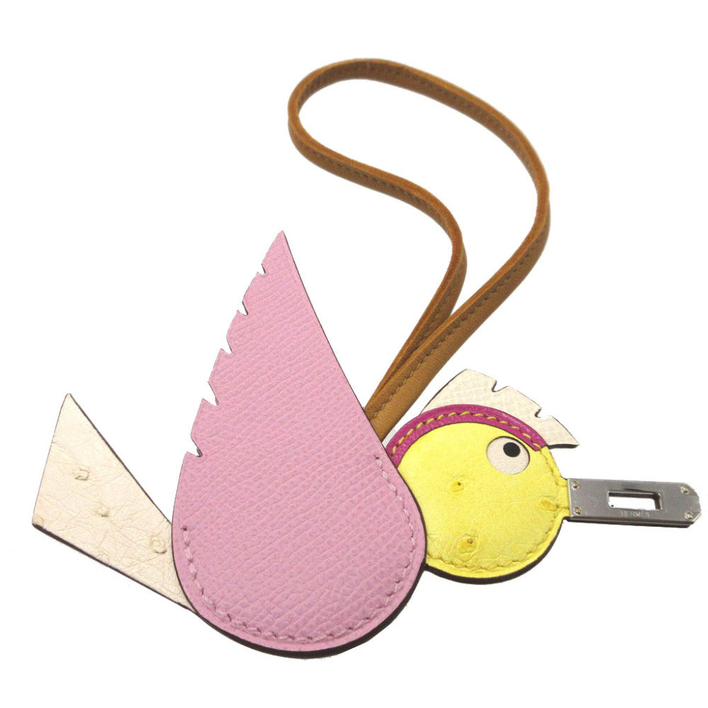 HERMES key ring Epsom Morve Silvestre Bag charm bird birdie Women(Unisex) Used