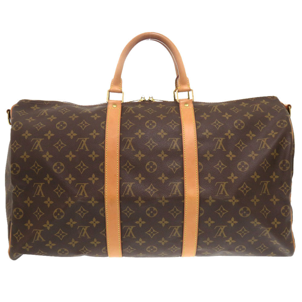 LOUIS VUITTON Boston Duffel bag M41416 Monogram canvas Brown Monogram Keepall bandouliere50 mens Used