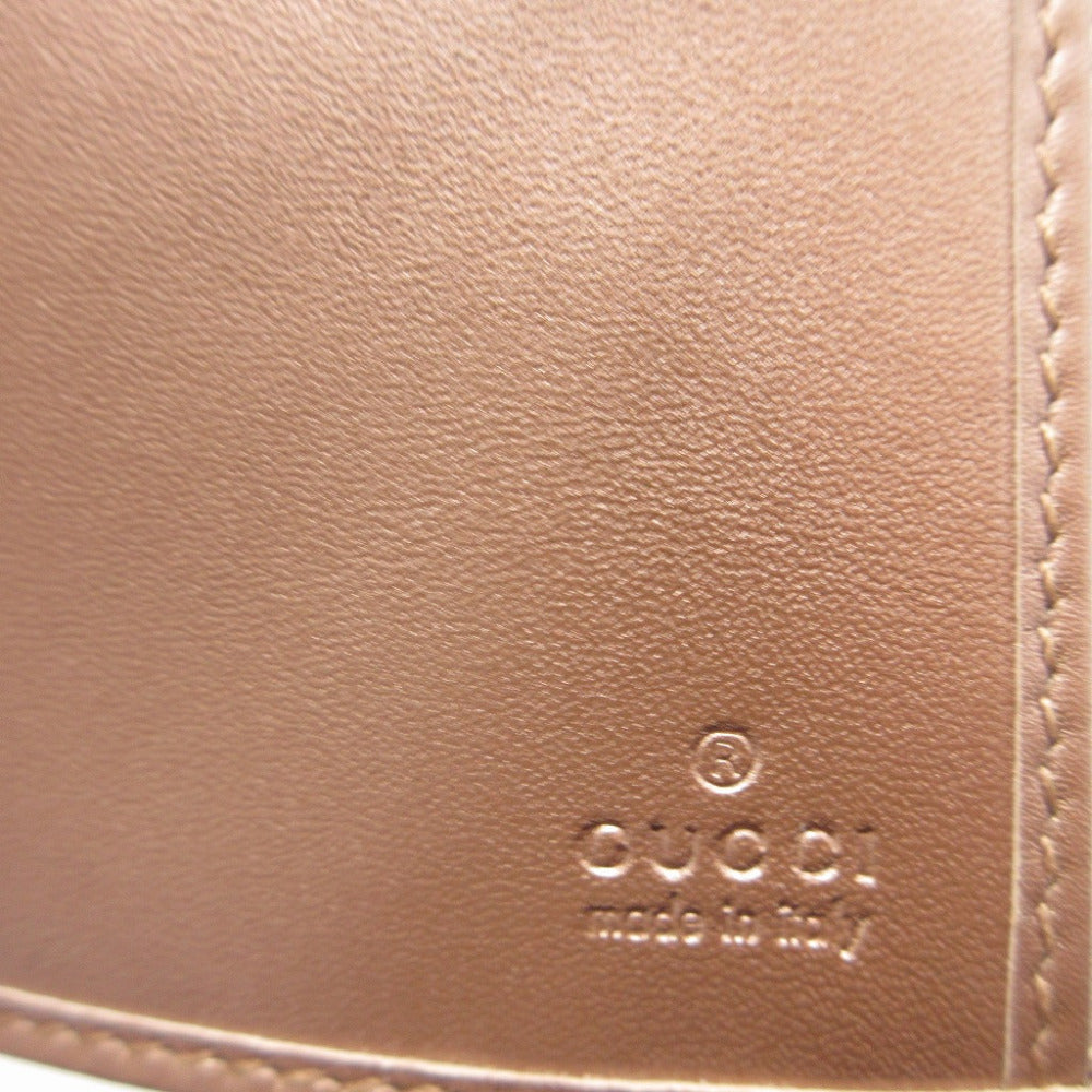 GUCCI Long Wallet Purse 245723 GG canvas, leather beige W Hook Wallet  Lovely heart Women Used