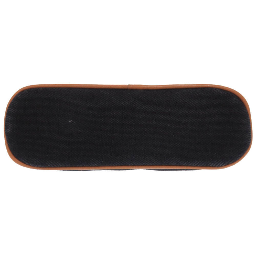 HERMES Pouch canvas black Bored pouch 20