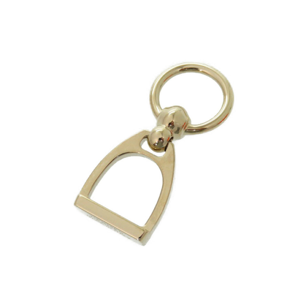 HERMES Scarf ring metal gold Etrie