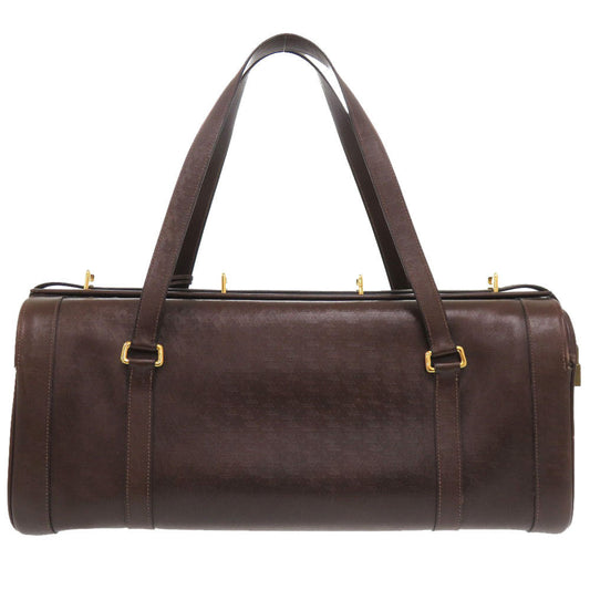 HERMES Boston Duffel bag leather Brown vintage