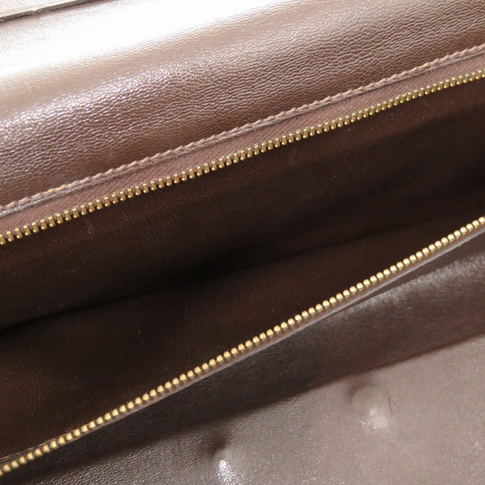HERMES Boston Duffel bag leather Brown vintage