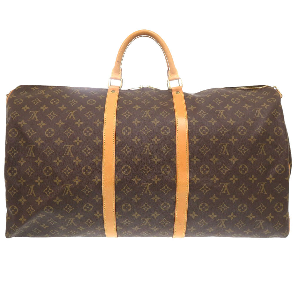 LOUIS VUITTON Boston Duffel bag M41412 Monogram canvas Brown Monogram Keepall bandouliere60