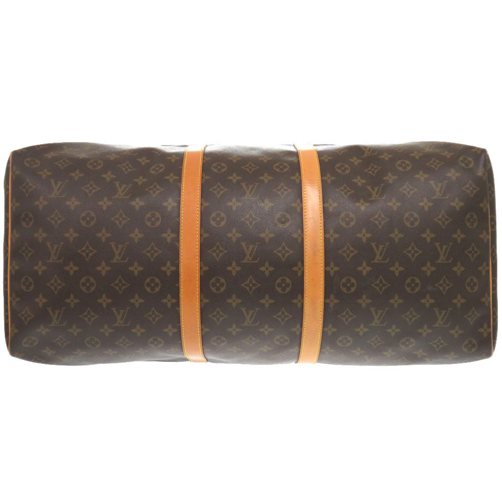 LOUIS VUITTON Boston Duffel bag M41422 Monogram canvas Brown Monogram Keepall 60 mens Used