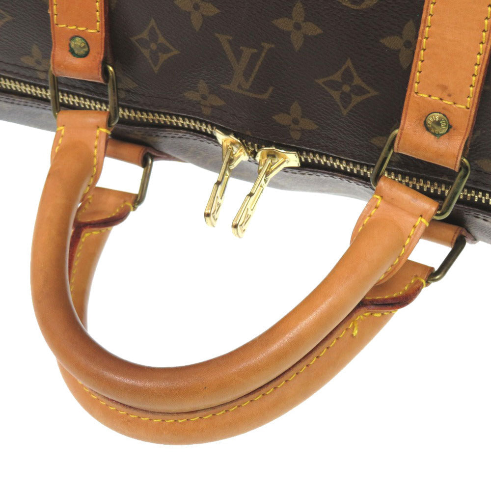 LOUIS VUITTON Boston Duffel bag M41422 Monogram canvas Brown Monogram Keepall 60 mens Used