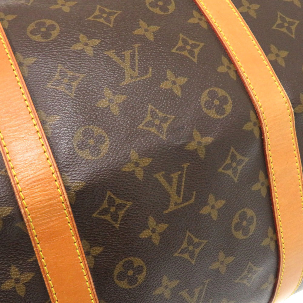 LOUIS VUITTON Boston Duffel bag M41422 Monogram canvas Brown Monogram Keepall 60 mens Used