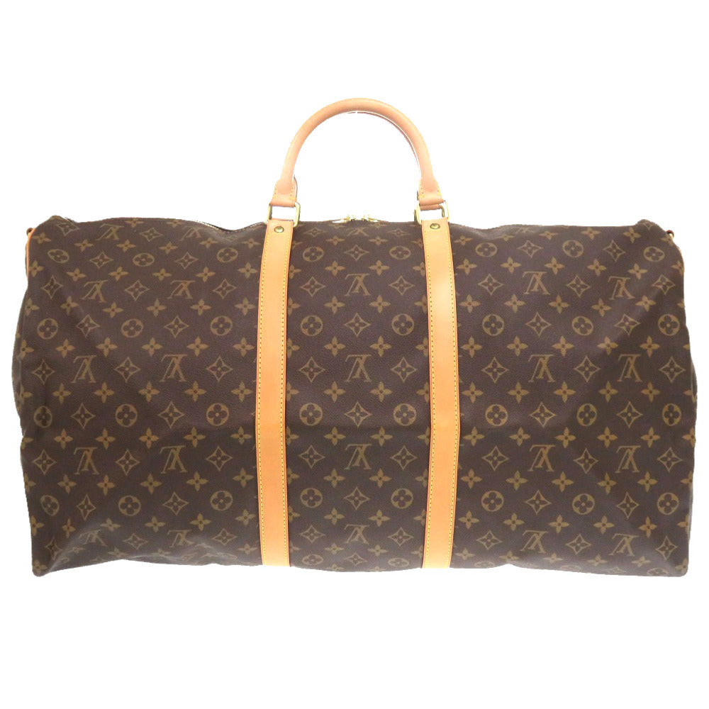 LOUIS VUITTON Boston Duffel bag M41412 Monogram canvas Brown Monogram Keepall bandouliere60