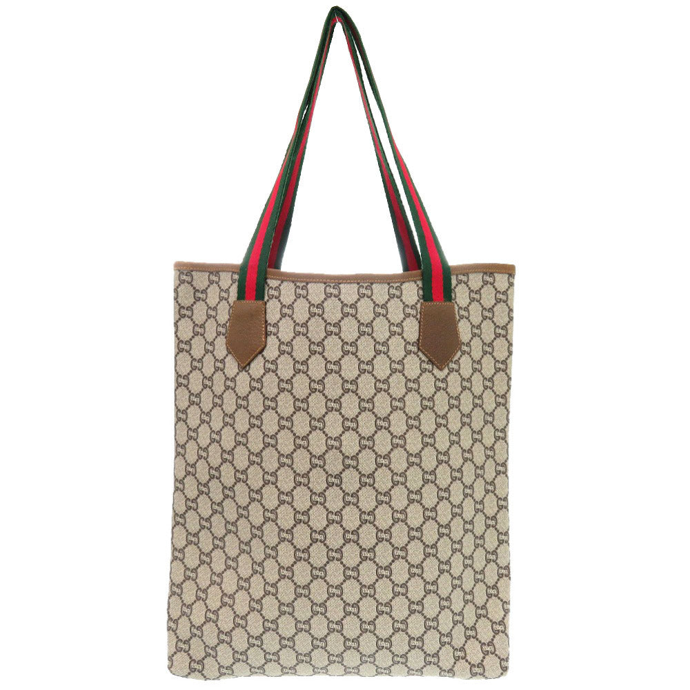 GUCCI Tote Bag PVC beige gucci plus