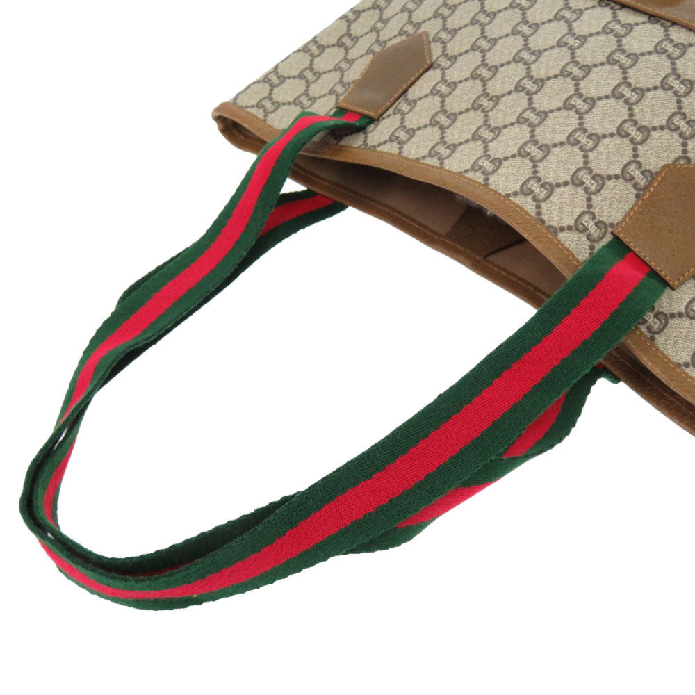 GUCCI Tote Bag PVC beige gucci plus