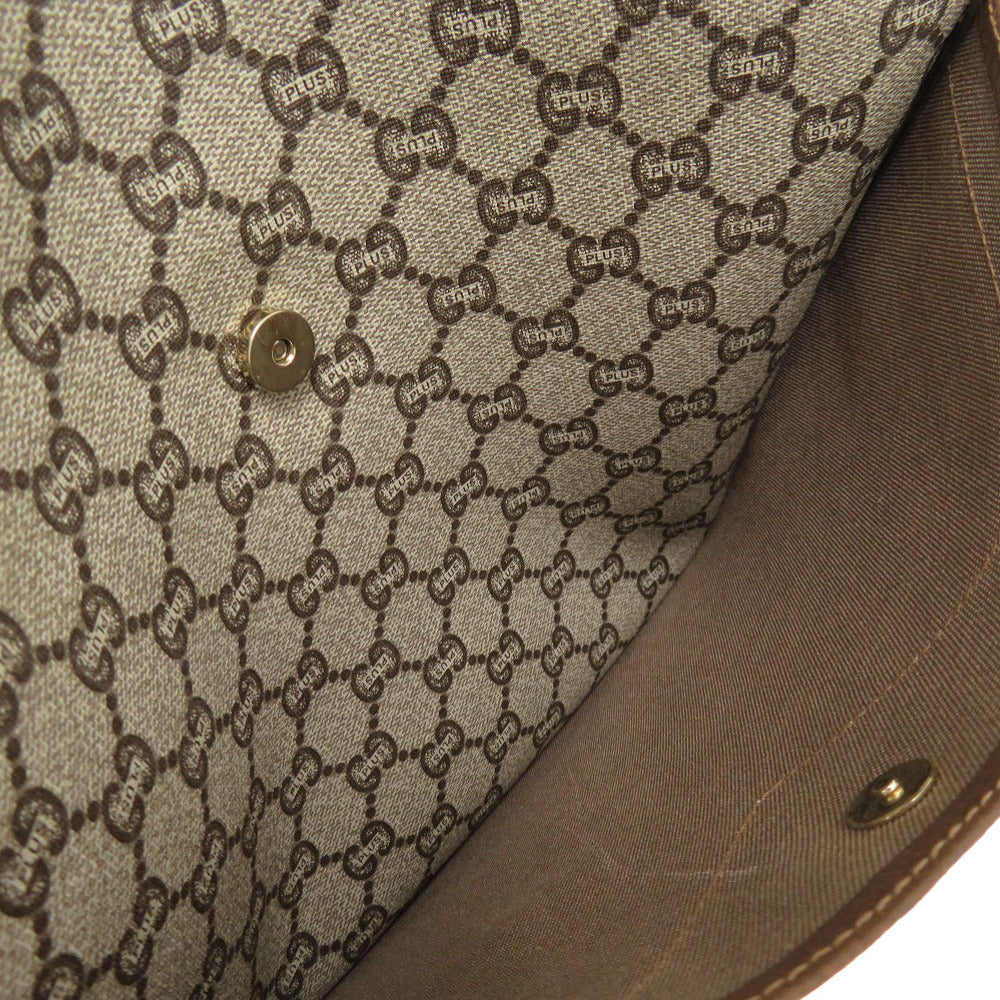 GUCCI Tote Bag PVC beige gucci plus