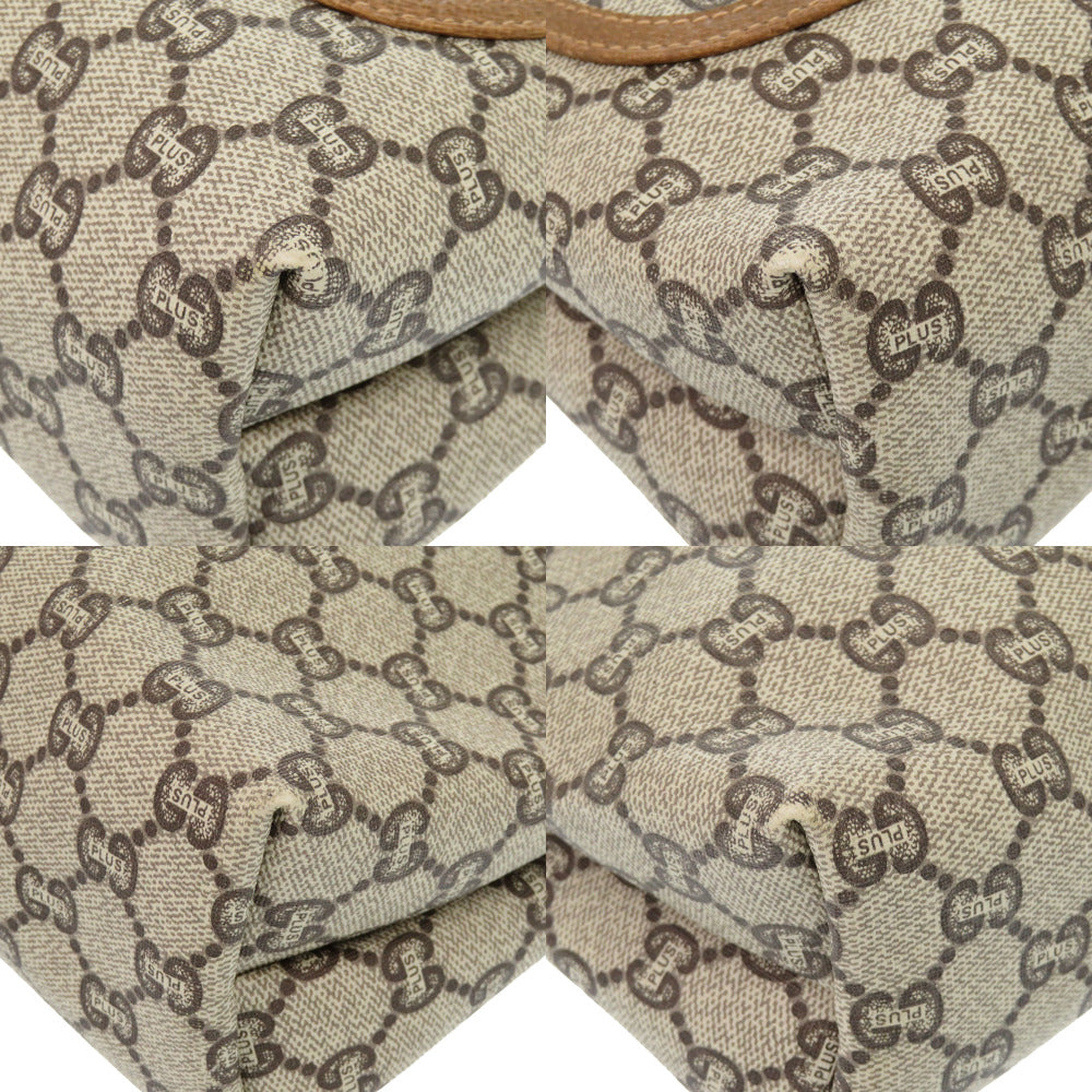 GUCCI Tote Bag PVC beige gucci plus