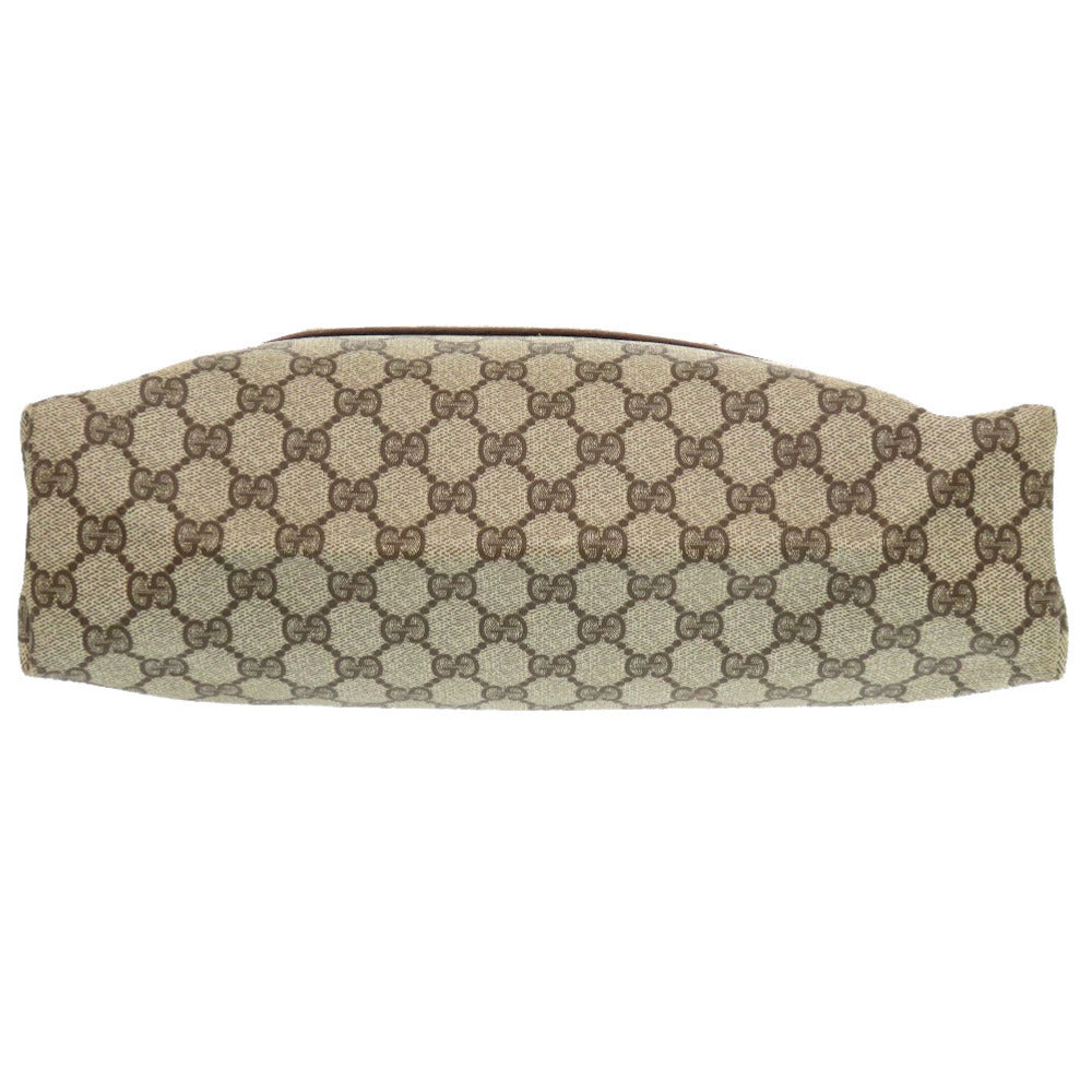GUCCI Tote Bag 39 002 4487 PVC beige Old Gucci Shelly GG