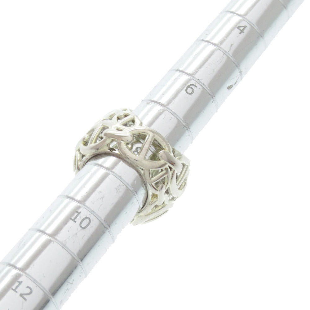 HERMES Ring Silver925 Silver Chene Dunkle Enchaine TGM Women 50 Used
