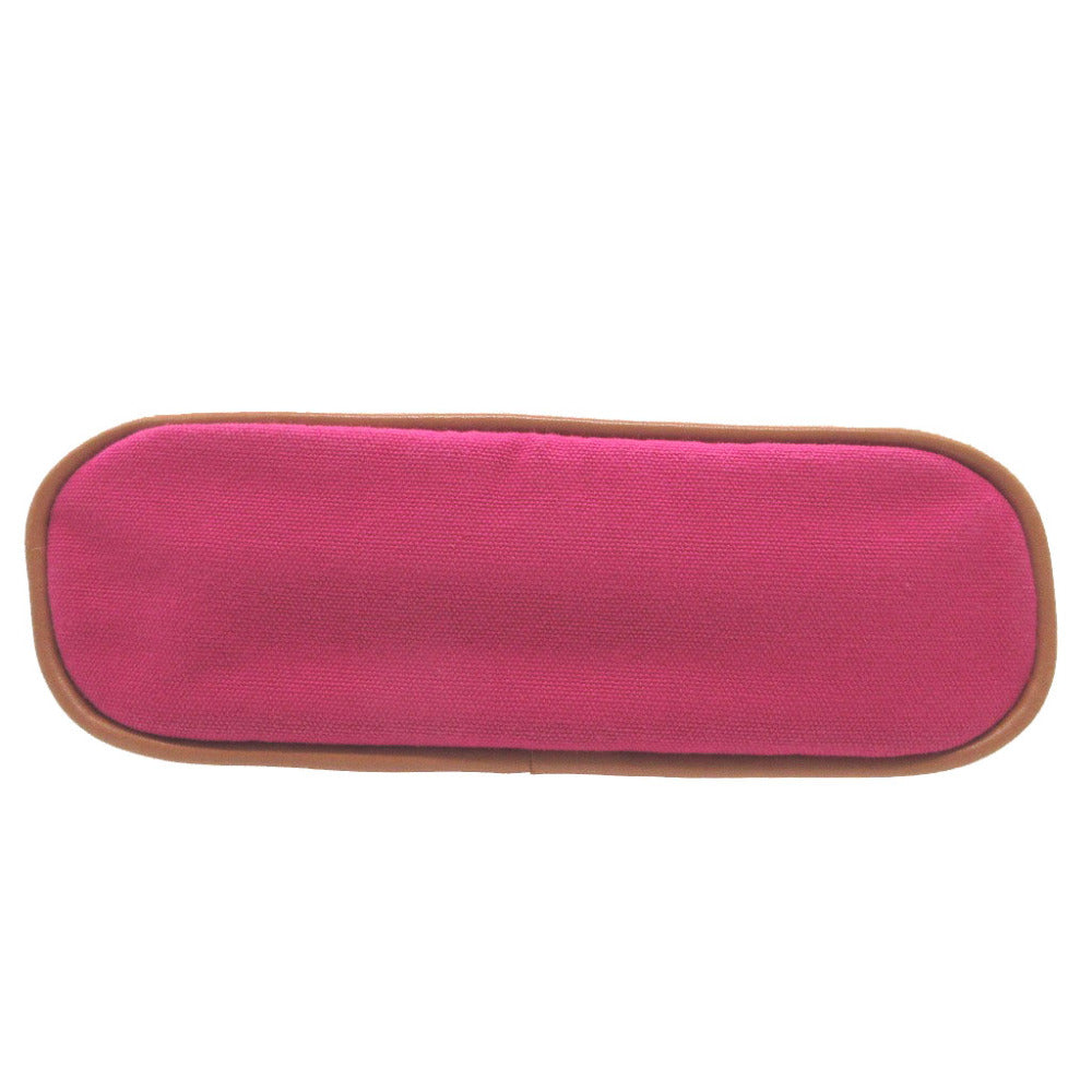 HERMES Pouch canvas pink Bored Pouch PM Women Used