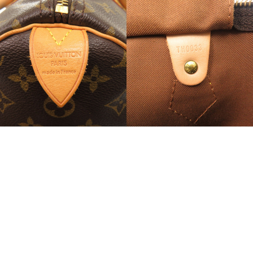 LOUIS VUITTON Handbag M41107 Monogram canvas Brown Monogram Speedy 35