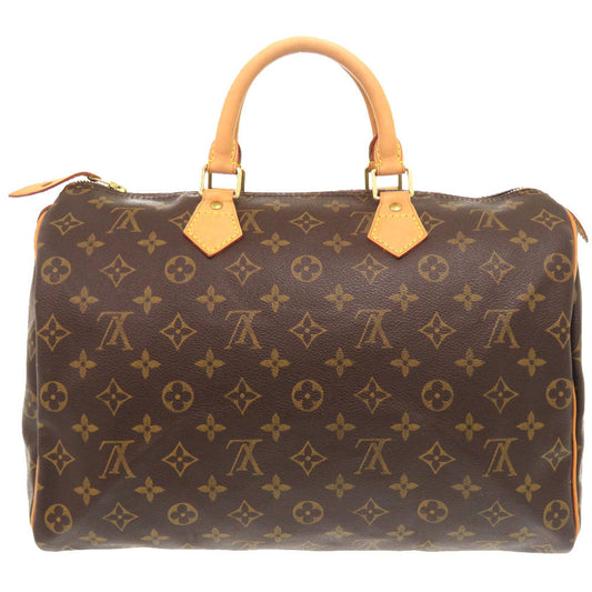 LOUIS VUITTON Handbag M41107 Monogram canvas Brown Monogram Speedy 35