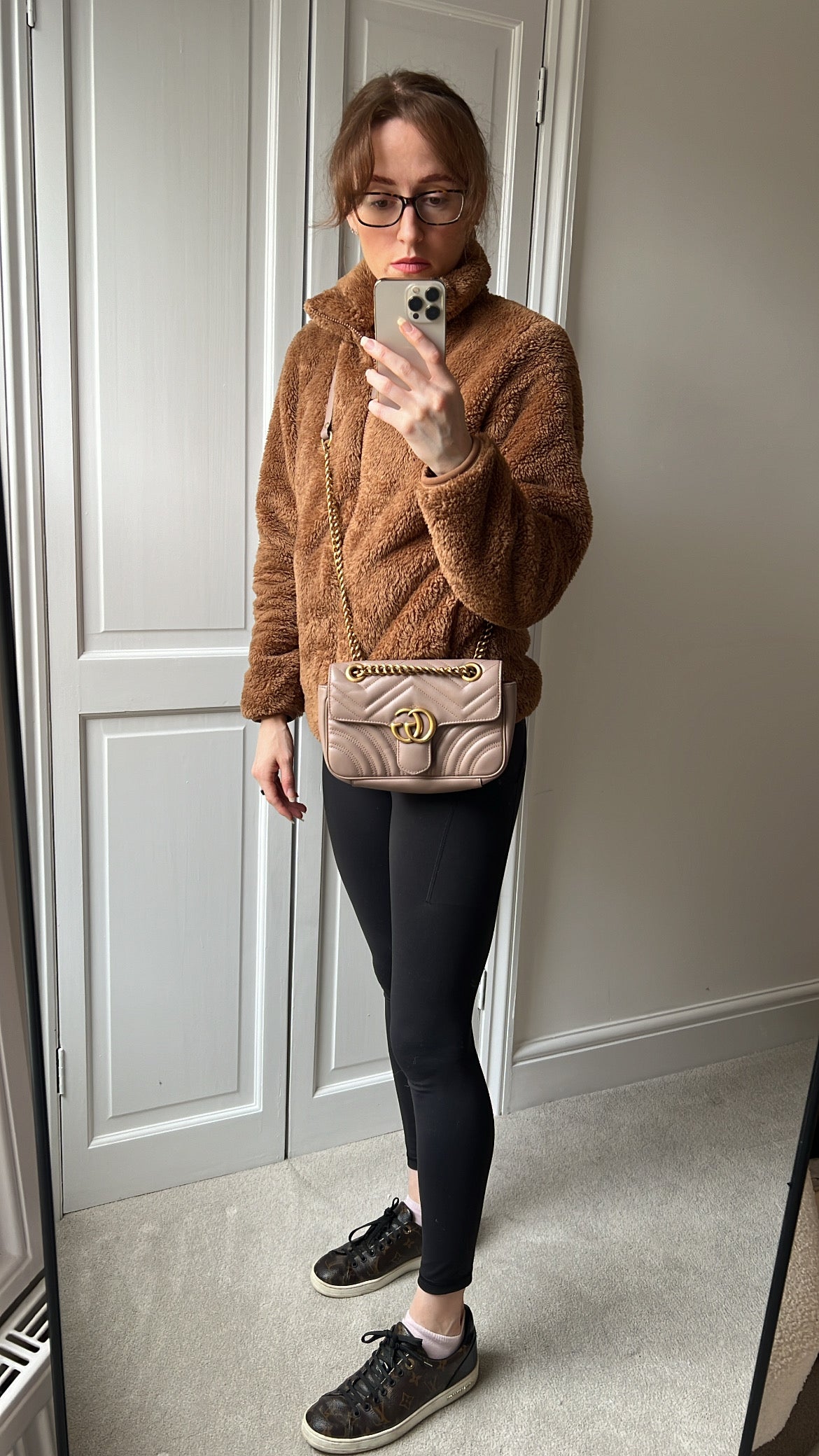 Gucci GG Dusty Pink Marmont Mini Shoulder Bag (RRP £1,890)