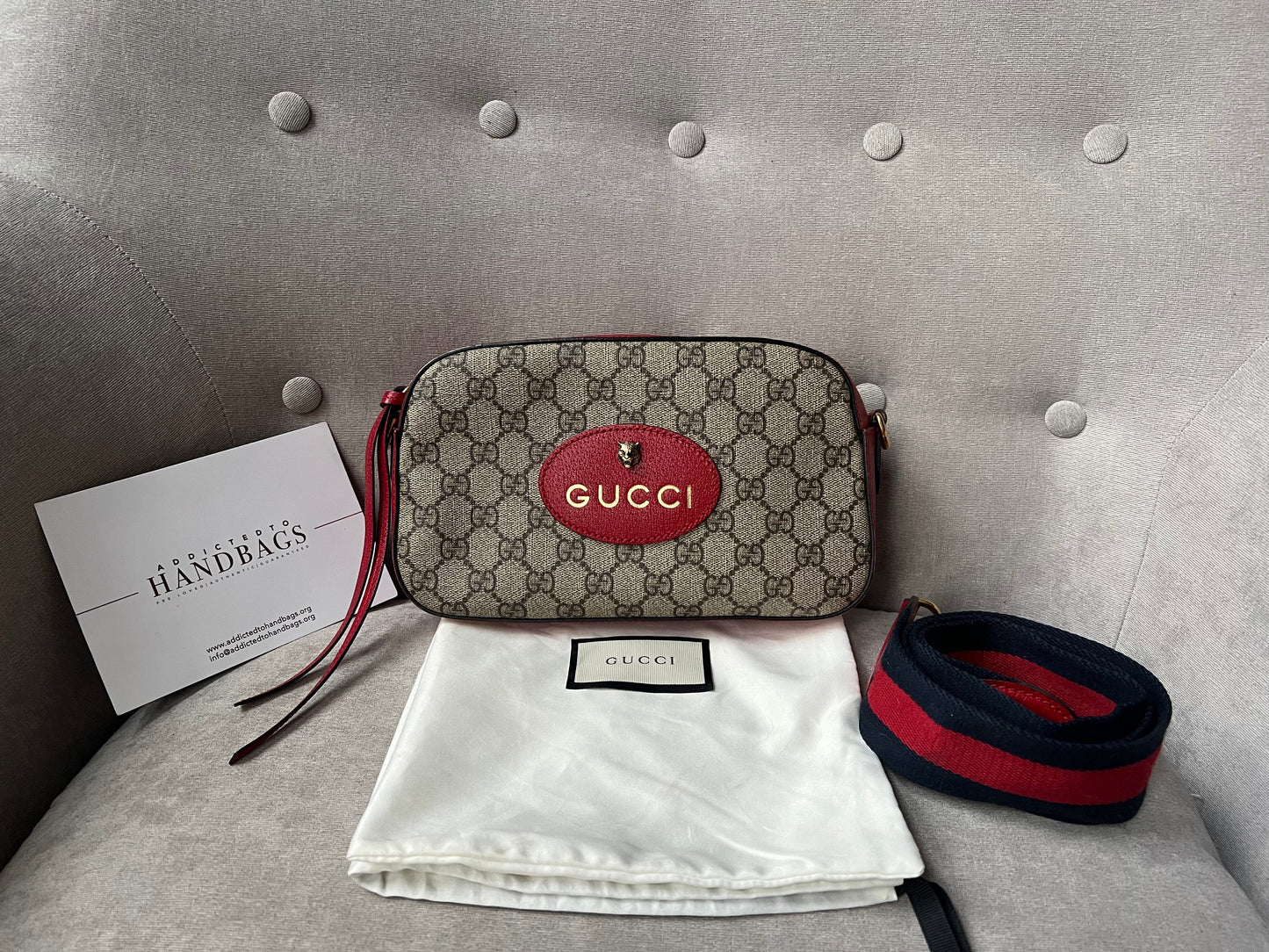 Gucci Neo Vintage GG Supreme Messenger Bag (RRP £1060)