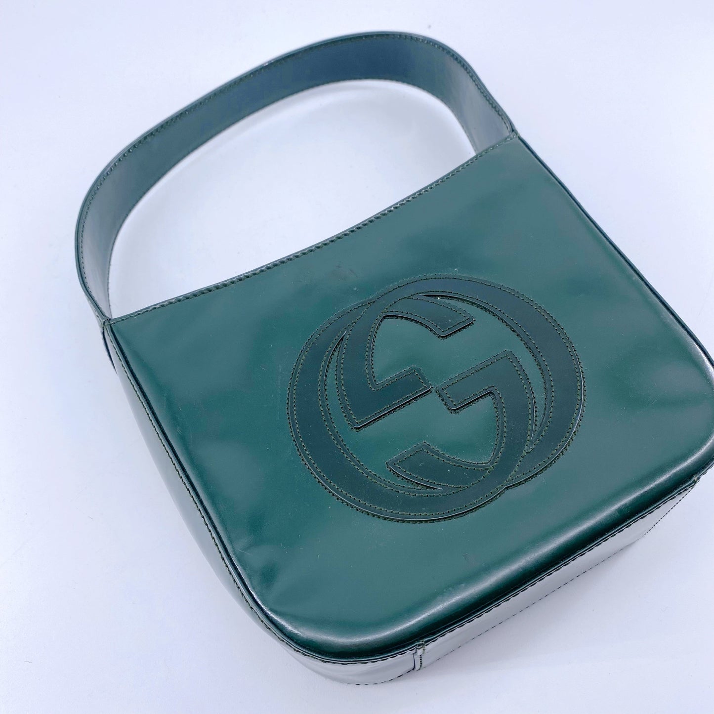 Gucci patent leather handbag TWS