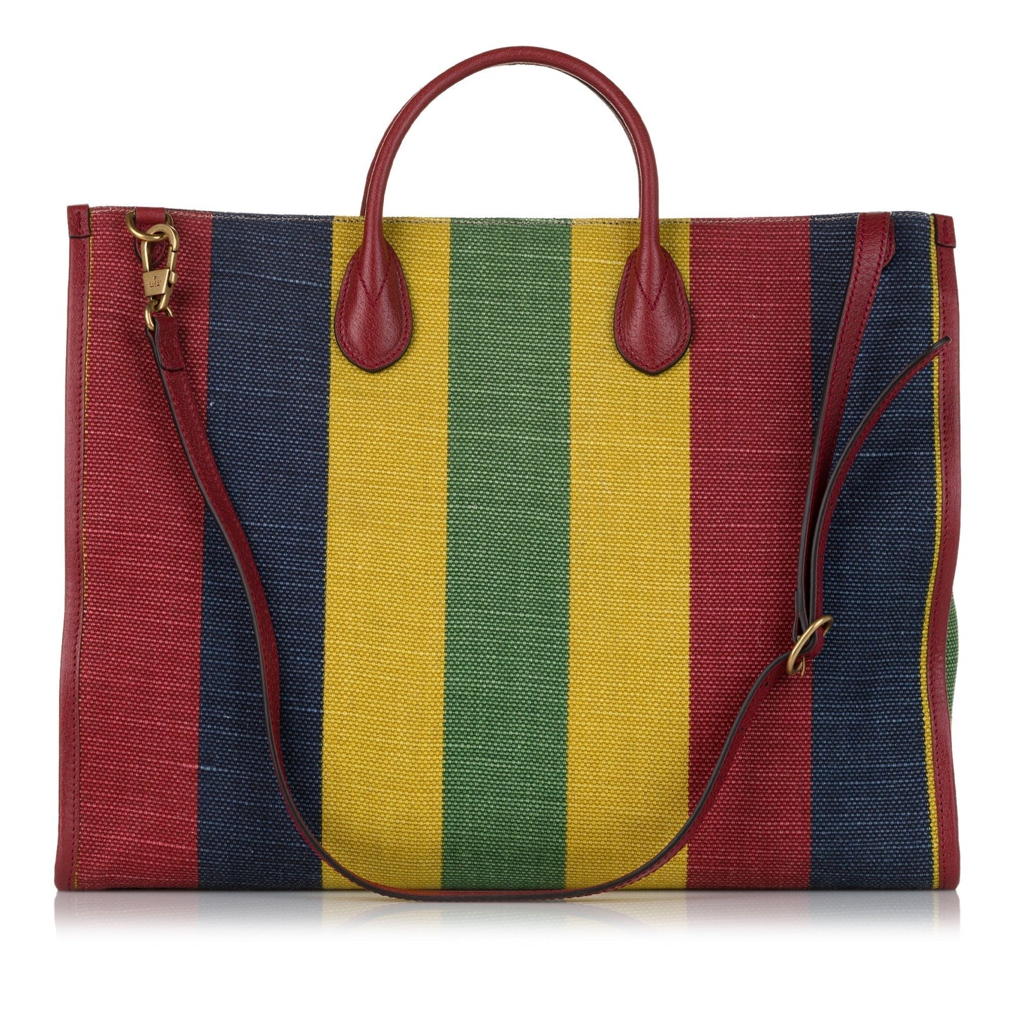 Gucci Baiadera Shopper Stripe Canvas