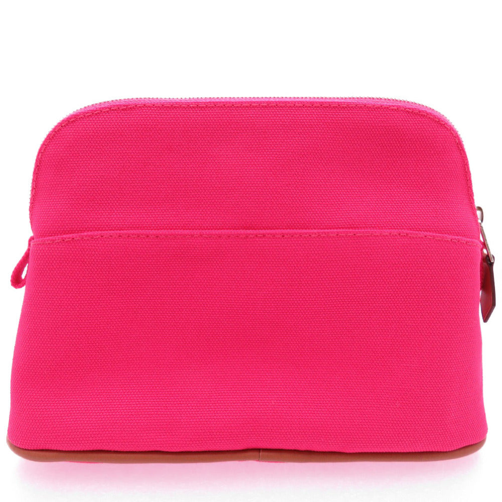 HERMES Pouch Cotton canvas pink Bored pouch 20 Women Used