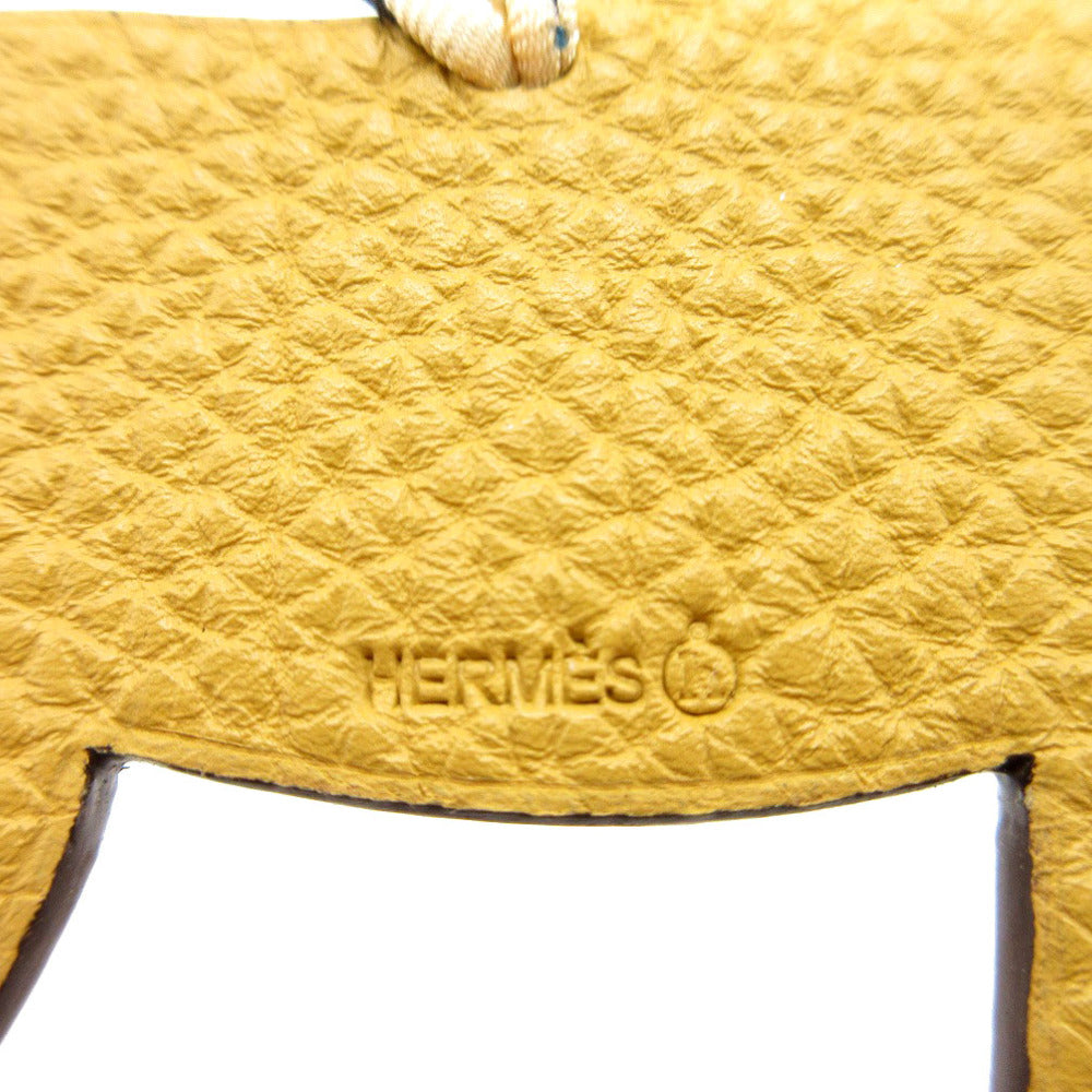 HERMES key ring Epsom , Taurillon Clemence green Petit Ash Cheval GM Horse Charm