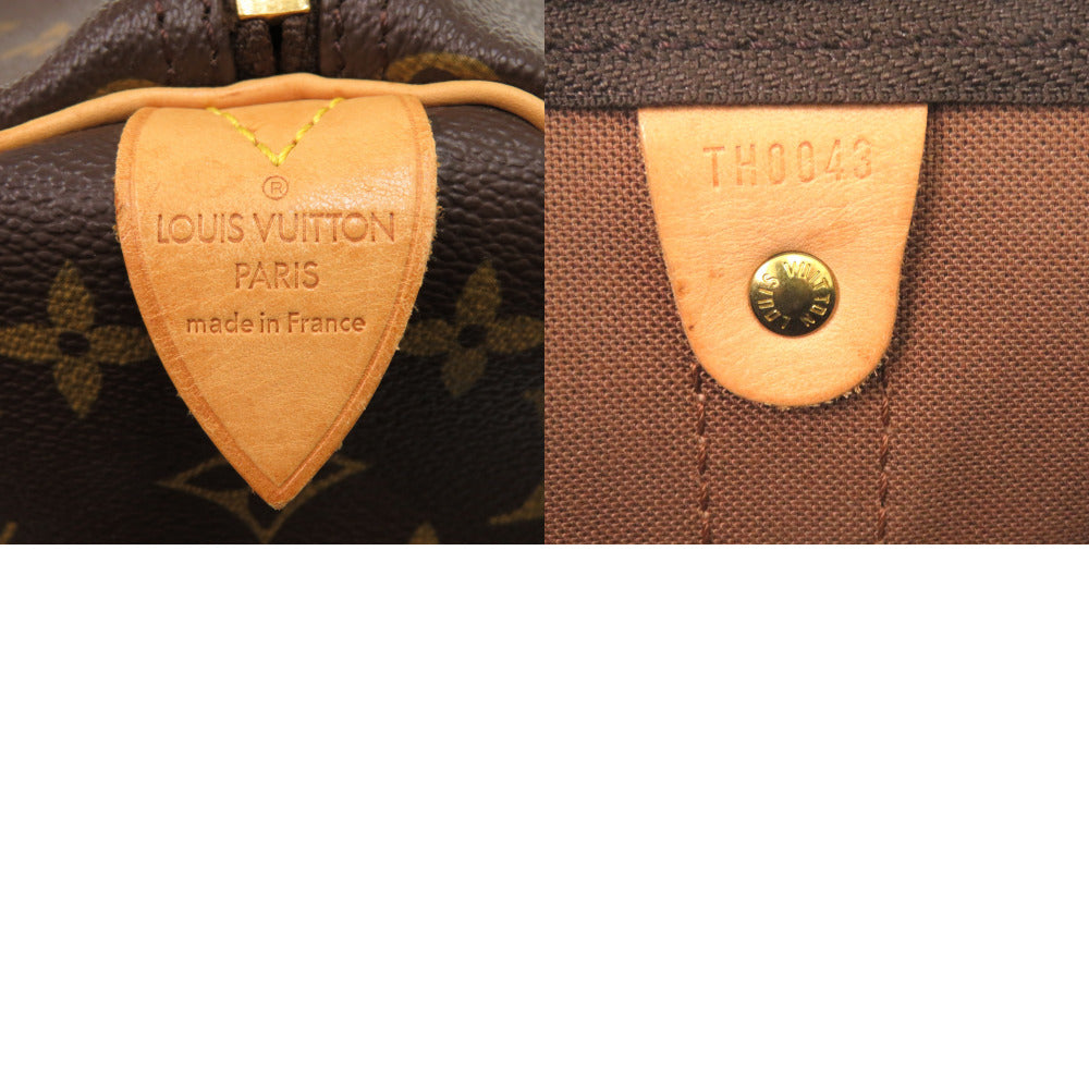 LOUIS VUITTON Boston Duffel bag M41428 Monogram canvas Brown Monogram Keepall 45 mens Used