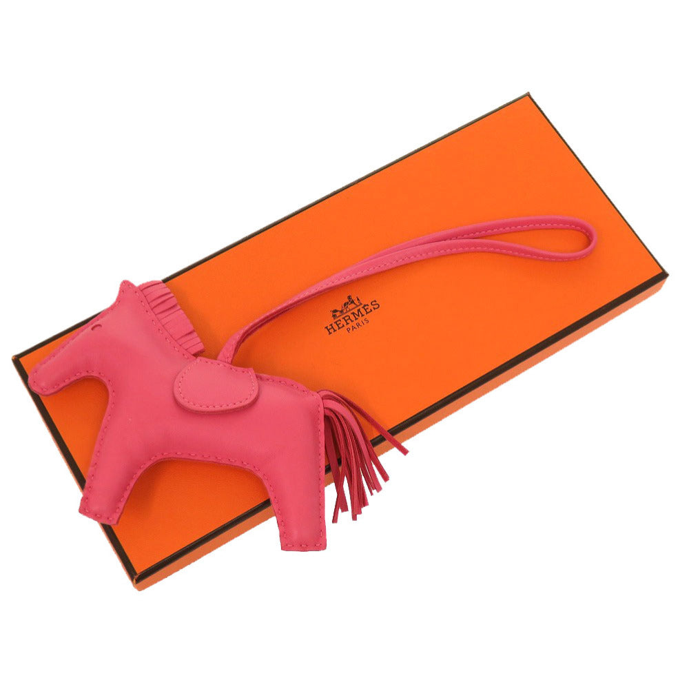 HERMES key ring Anyo Miro Rose azare Rodeo MM charm