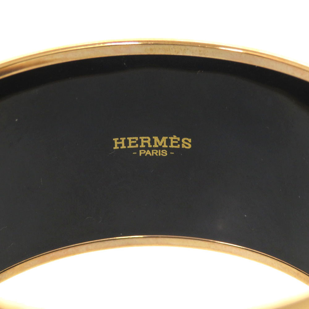 HERMES Bangle metal green Seven-packed baked goods Emile TGM Women Used