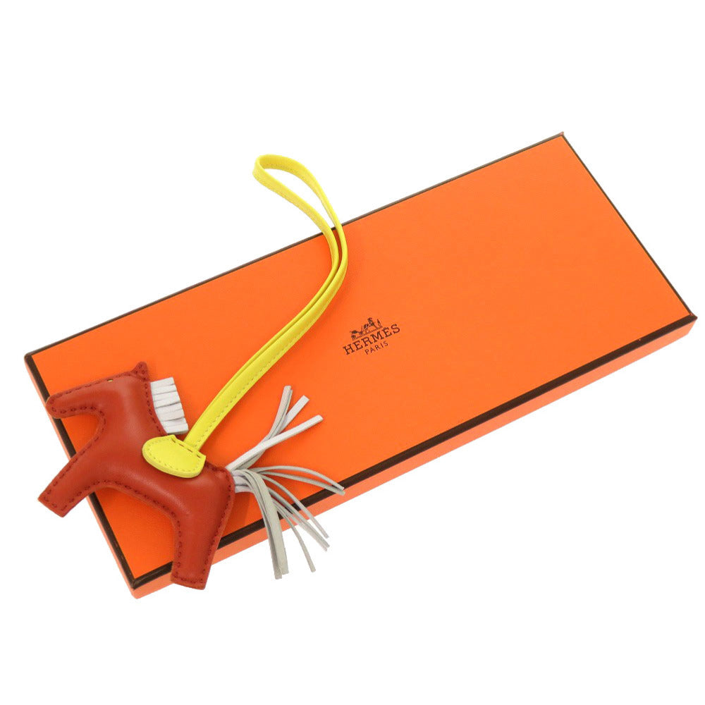 HERMES key ring Anyo Miro Carnelian Rodeo PM charm