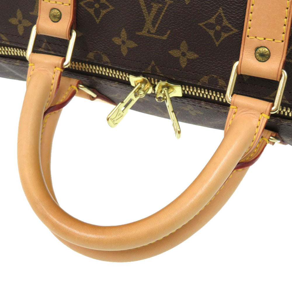 LOUIS VUITTON Boston Duffel bag M41424 Monogram canvas Brown Monogram Keepall 55 mens Used