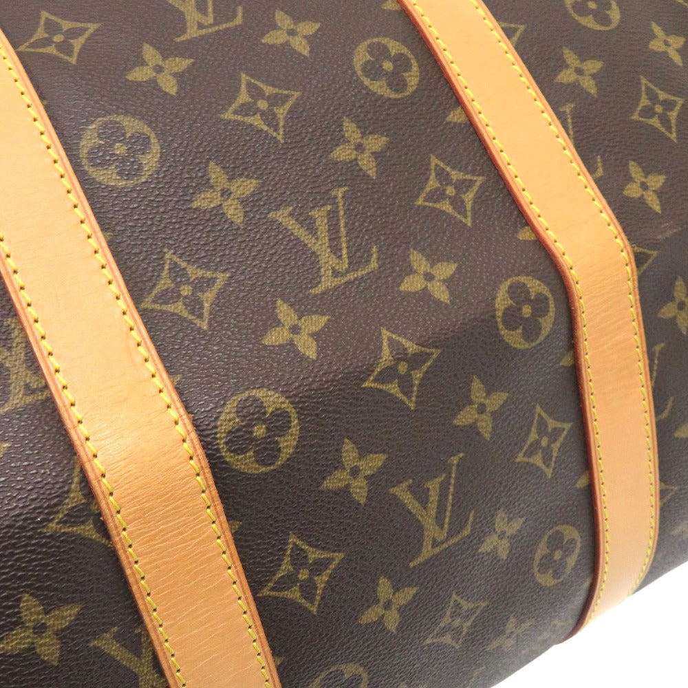 LOUIS VUITTON Boston Duffel bag M41424 Monogram canvas Brown Monogram Keepall 55 mens Used