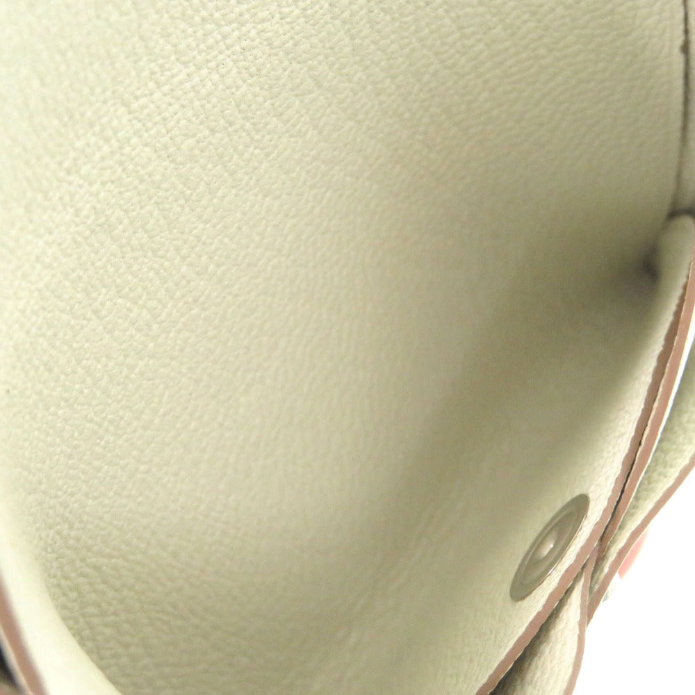 HERMES Coin case Shave mushroom Calvi duo