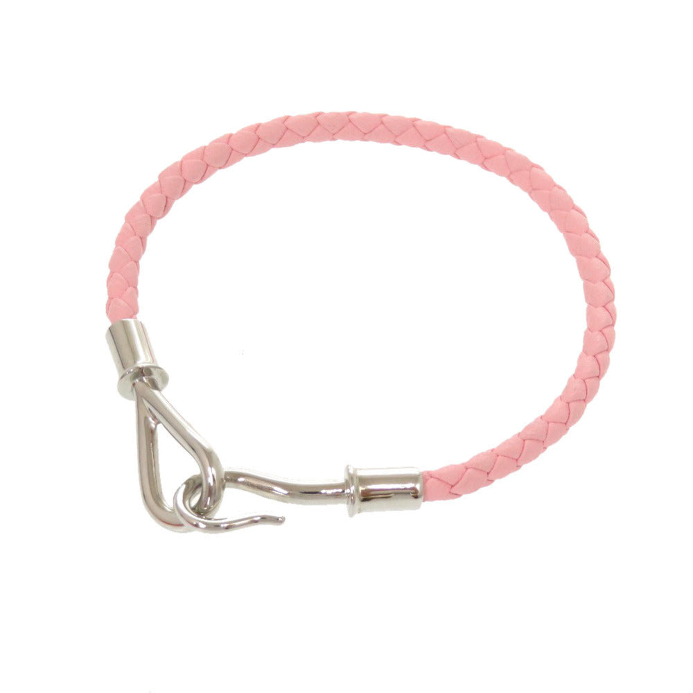 HERMES bracelet leather Rose Confetti Jumbo bracelet