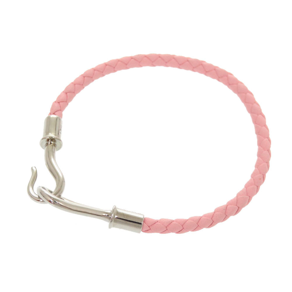 HERMES bracelet leather Rose Confetti Jumbo bracelet
