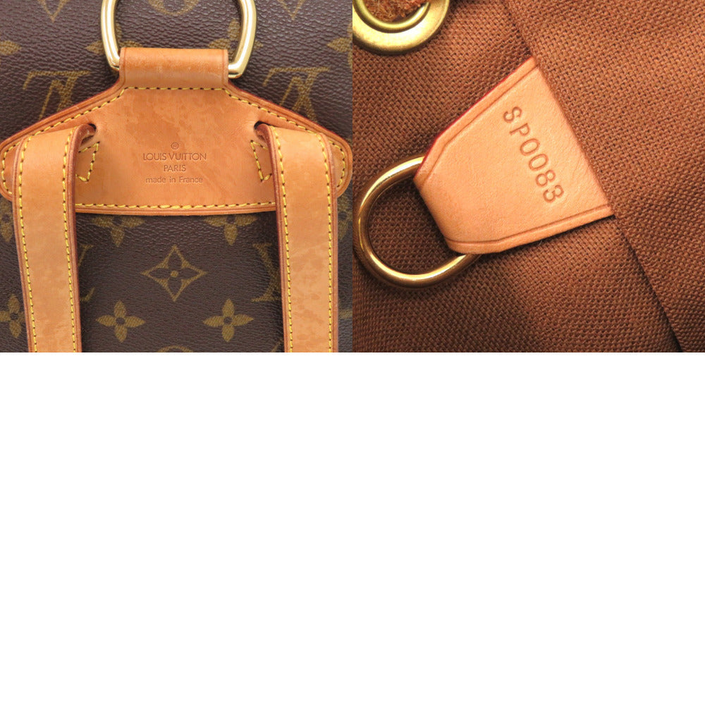 LOUIS VUITTON Backpack M51136 Monogram canvas Brown Monogram MontsourisMM