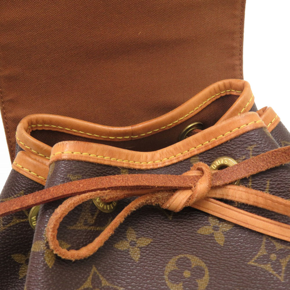 LOUIS VUITTON Backpack M51136 Monogram canvas Brown Monogram MontsourisMM