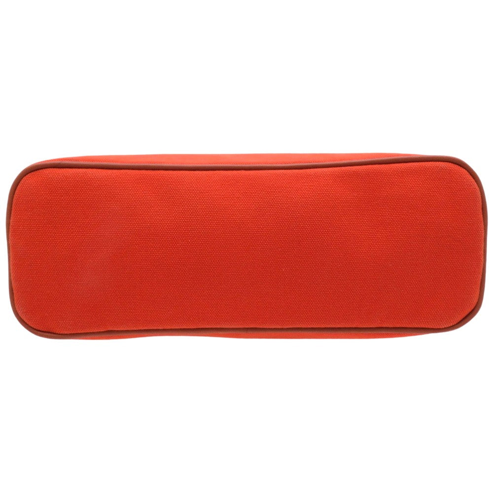 HERMES Pouch cotton Orange Bolide Pouch MM Orange Canvas Women Used