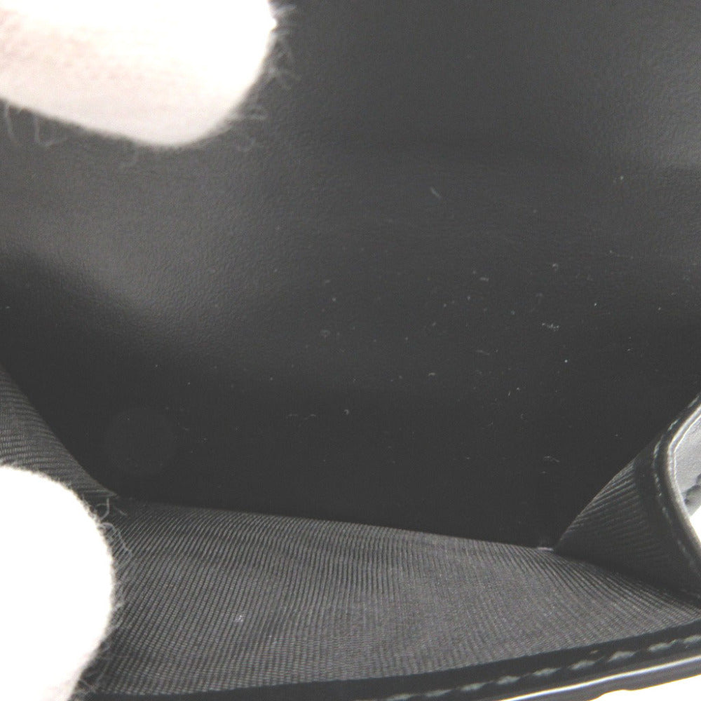 GUCCI Tri-fold wallet 547070 leather black Compact wallet Guccisima mens(Unisex) Used