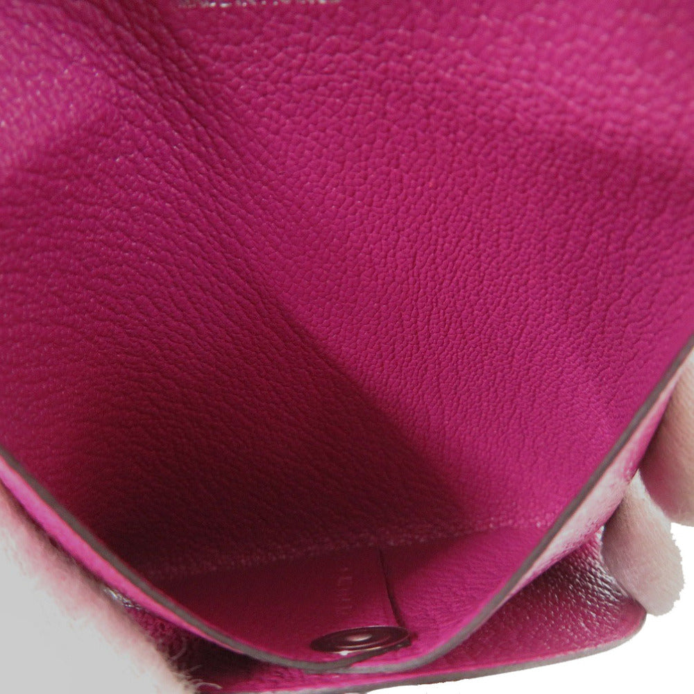 HERMES Coin case Shave Rose purple Bastia