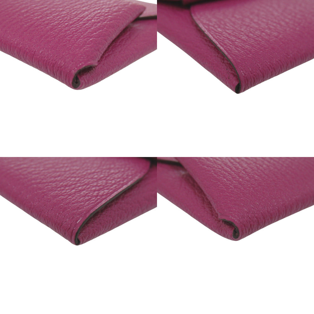 HERMES Coin case Shave Rose purple Bastia