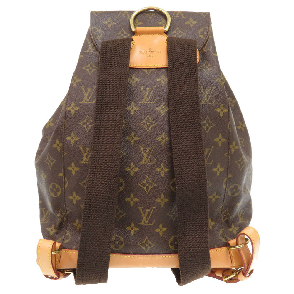 LOUIS VUITTON Backpack M51135 Monogram canvas Brown Monogram MontsourisGM