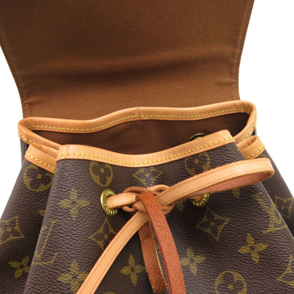 LOUIS VUITTON Backpack M51135 Monogram canvas Brown Monogram MontsourisGM
